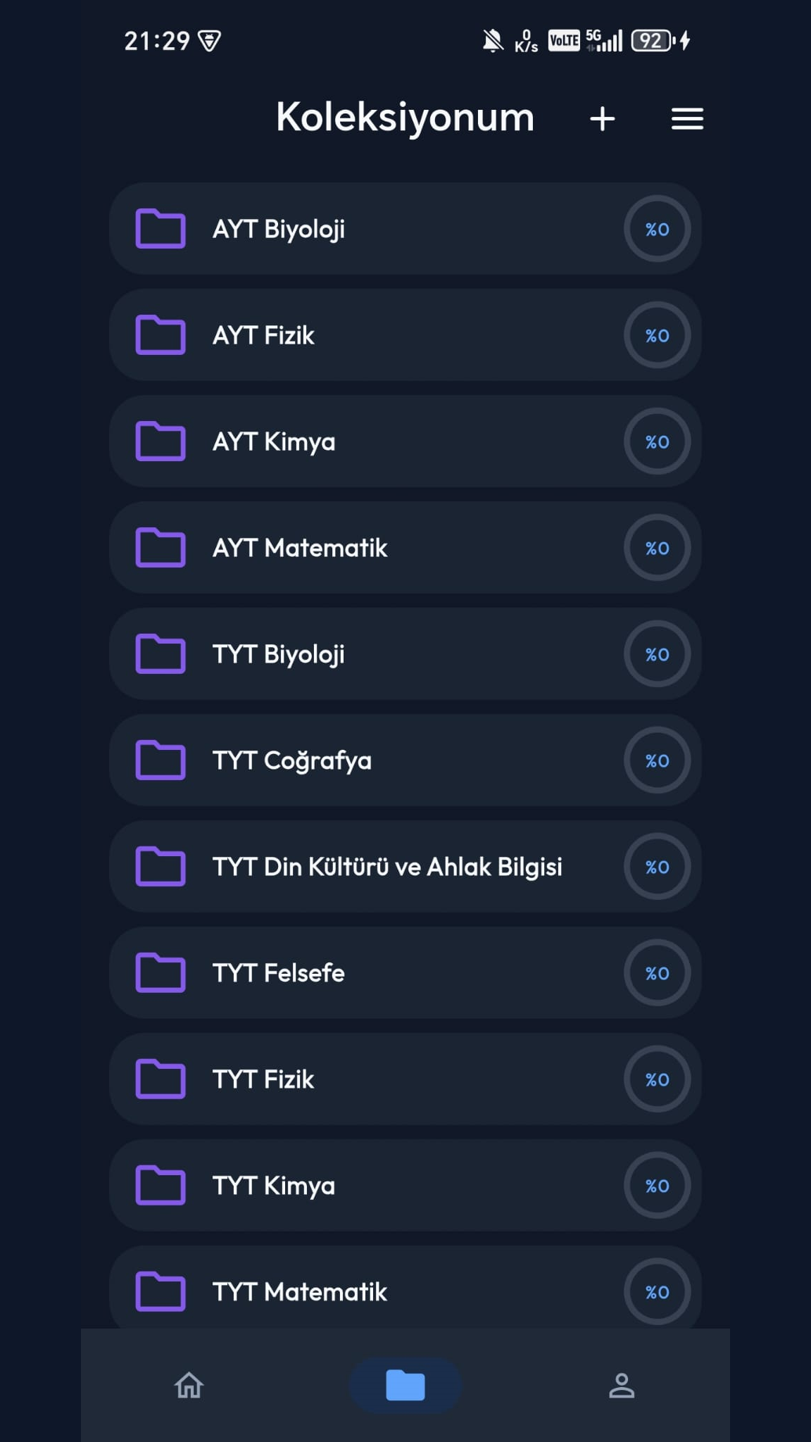 Balpy Koleksiyonlar ekranı